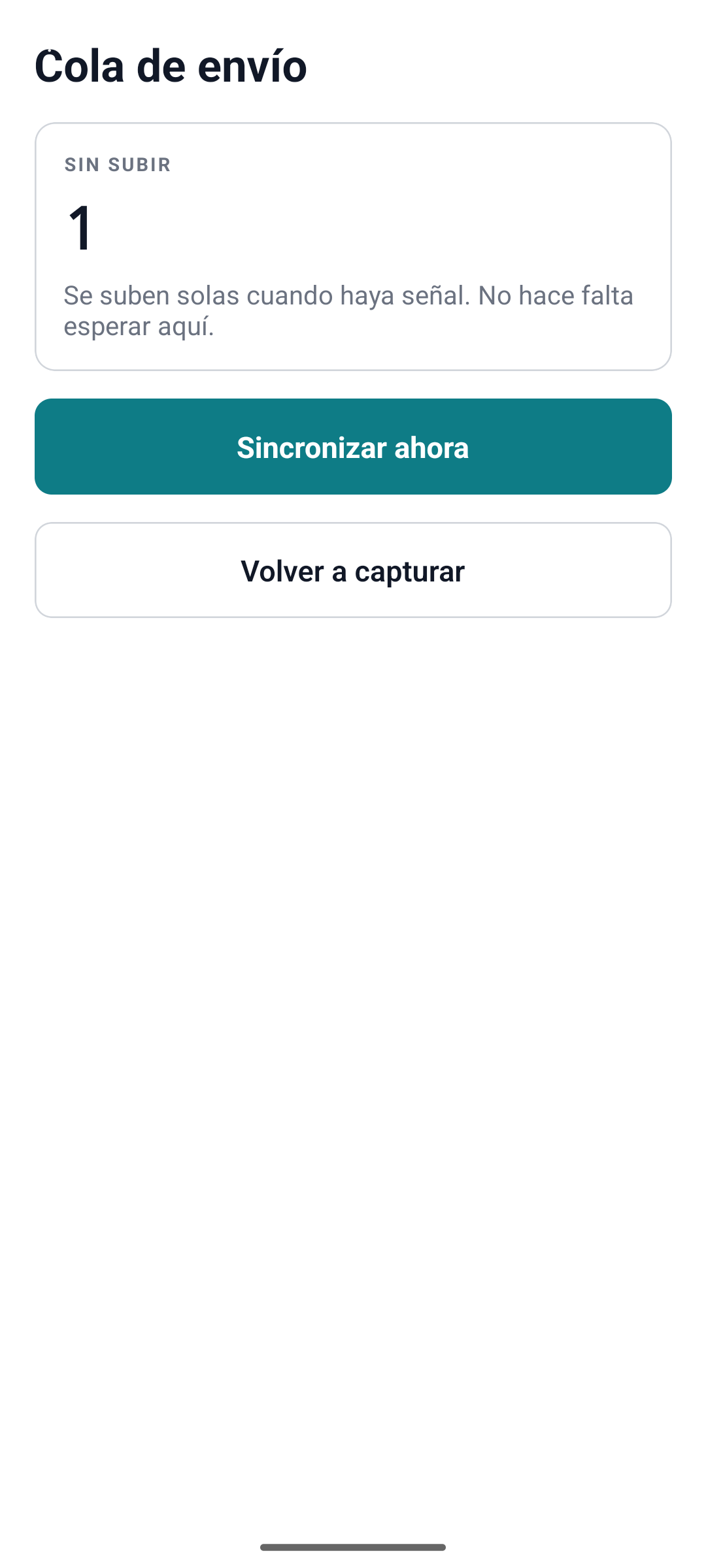 Cola de envío